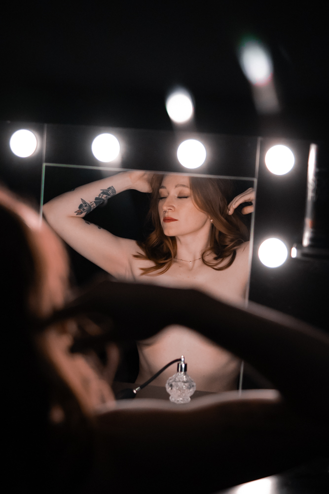 Josie after boudoir session